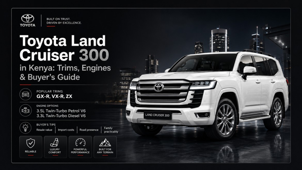 Land Cruiser 300 Price in Kenya | Trims & Specs Guide