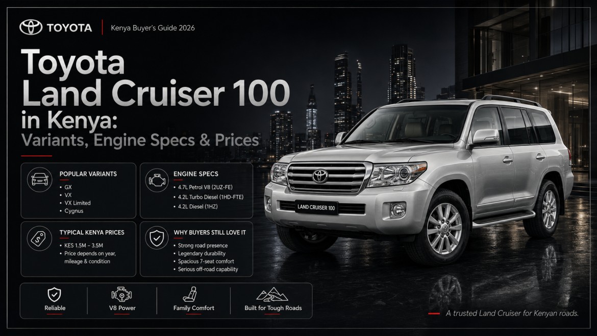 Toyota Land Cruiser 100 in Kenya: Specs & Pricing